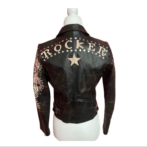 Wilsons Leather Jackets & Blazers - 🎁Vintage 100% Leather “Rocker” Leather Jacket